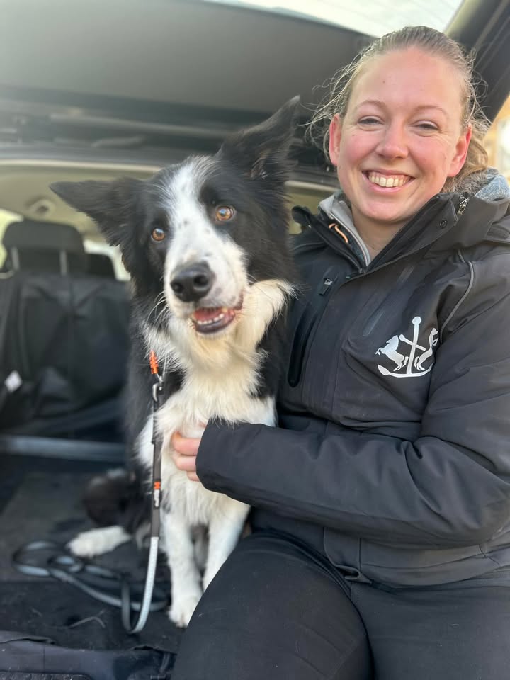Max met zijn eigenaar na een sessie met Life Coach Leidy