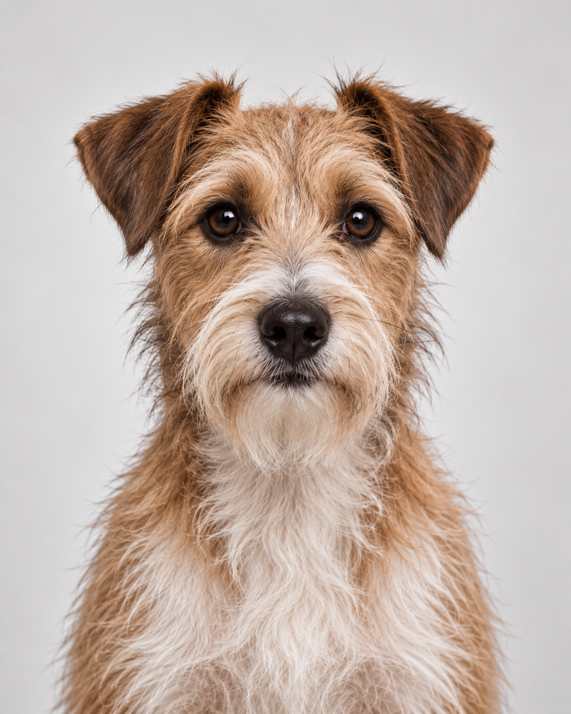 Terrier in studioportret
